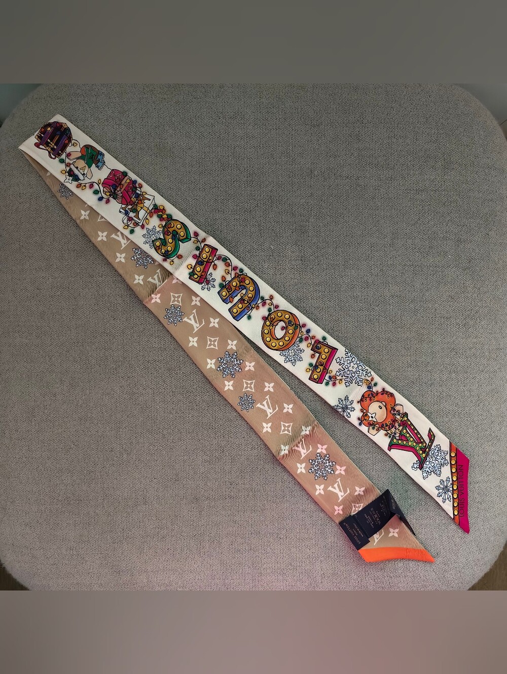 Louis Vuitton Vivienne Holiday SILK Bandeau